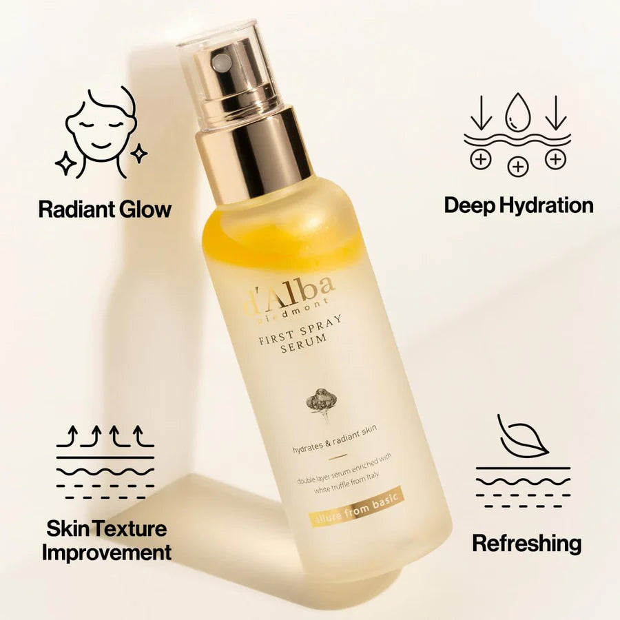 D'ALBA WHITE TRUFFLE FIRST SPRAY SERUM (VEGAN) 100ml
