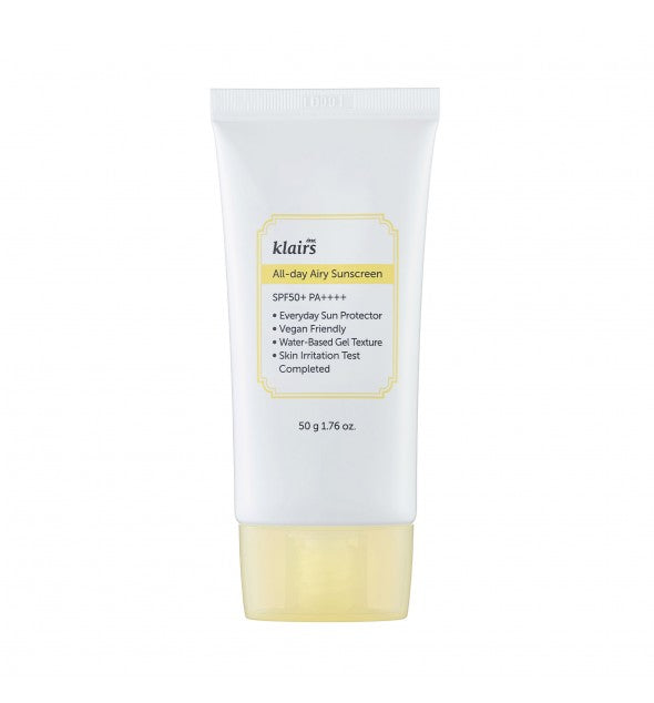 KLAIRS ALL-DAY AIRY SUNSCREEN SPF50+/++++ 50ML