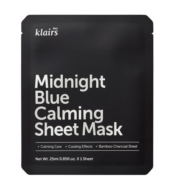 KLAIRS MIDNIGHT BLUE CALMING SHEET MASK 25ml