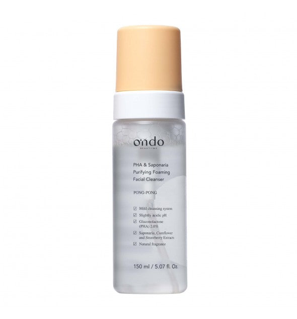 O·NDO PHA & SAPONARIA PURIFYING FOAMING FACIAL CLEANSER 150ml
