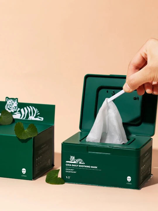 VT COSMETICS CICA DAILY SOOTHING MASK  ( 350g - 30 sheets )