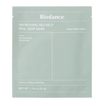 BIODANCE REFRESHING SEA KELP REAL DEEP MASK  34g