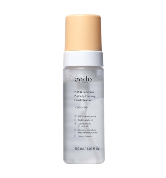 O·NDO PHA & SAPONARIA PURIFYING FOAMING FACIAL CLEANSER  150ml
